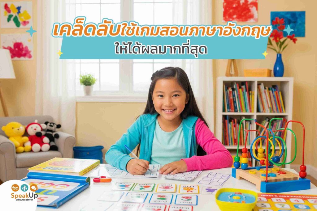 เคล็ดลับใช้เกมสอนภาษาอังกฤษให้ได้ผลมากที่สุด