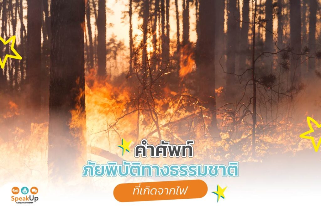 คำศัพท์ภัยพิบัติธรรมชาติที่เกิดจากไฟ