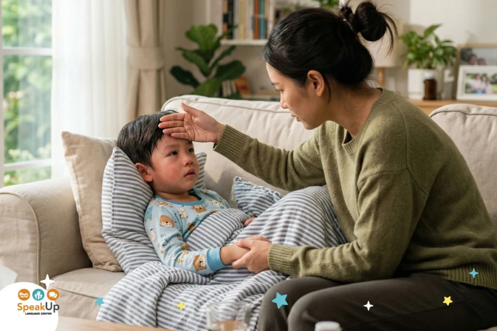 ทำไมเด็กๆ ควรเรียนรู้คำศัพท์อาการเจ็บป่วยเป็นภาษาอังกฤษ